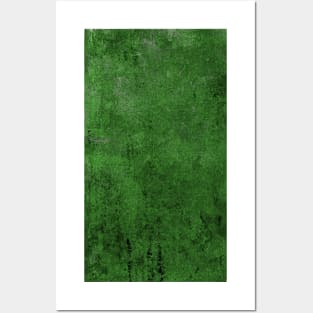 Rustic Grunge Green Leather Look Posters and Art